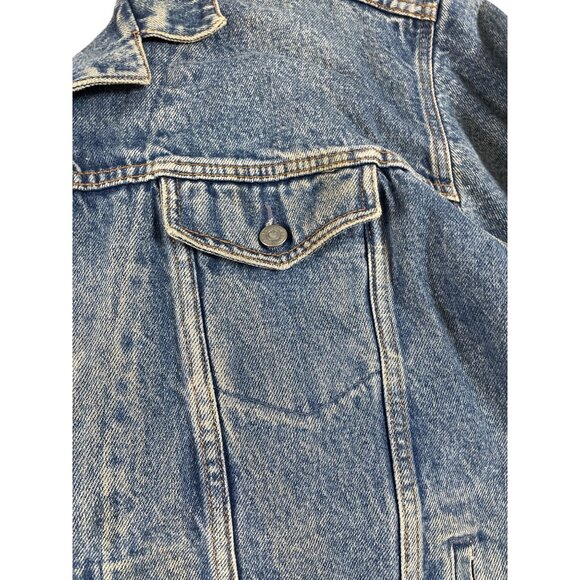 Gap  vintage denim Blue womans Jean denim Jacket Marylin graphic size M SKU 8751 - Picture 6 of 16